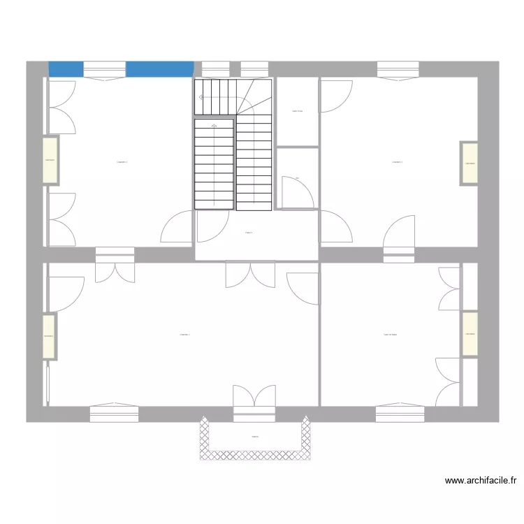 maison BALLIN R1. Plan de 
