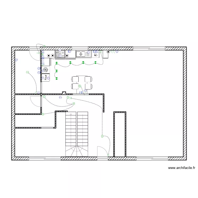 cuisine LICAUSI Jean. Plan de 