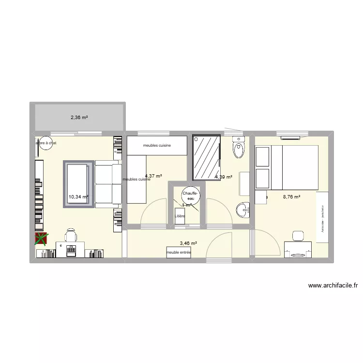 Nouvel appart. Plan de Nouvel appart. Plan de