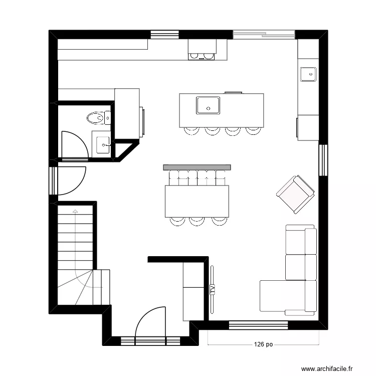 Karine Bertrand bon. Plan de 3 et 60 m² Karine Bertrand bon. Plan de 3 et 60 m²