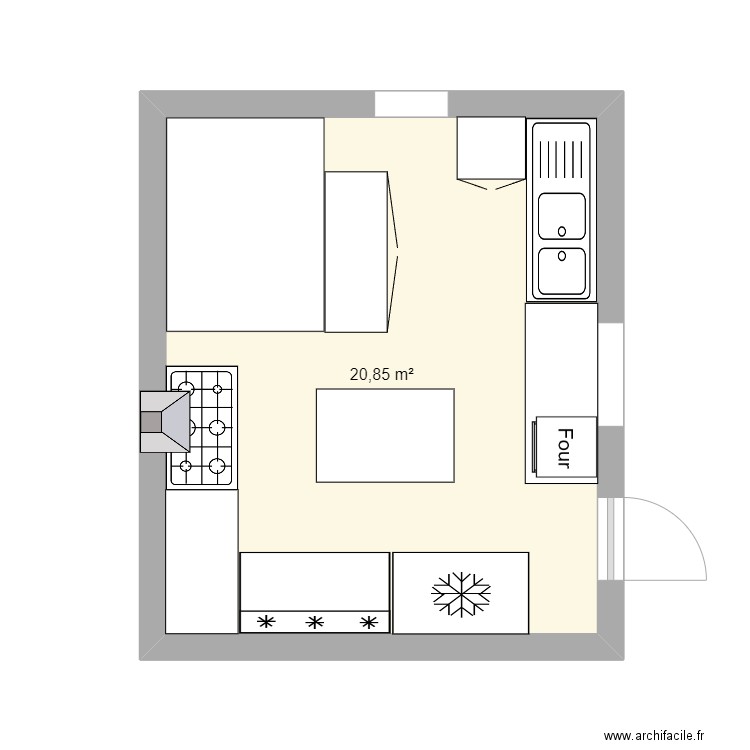 citchen. Plan de 0 pièce et 0 m2