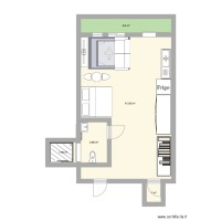 Plan studio americain