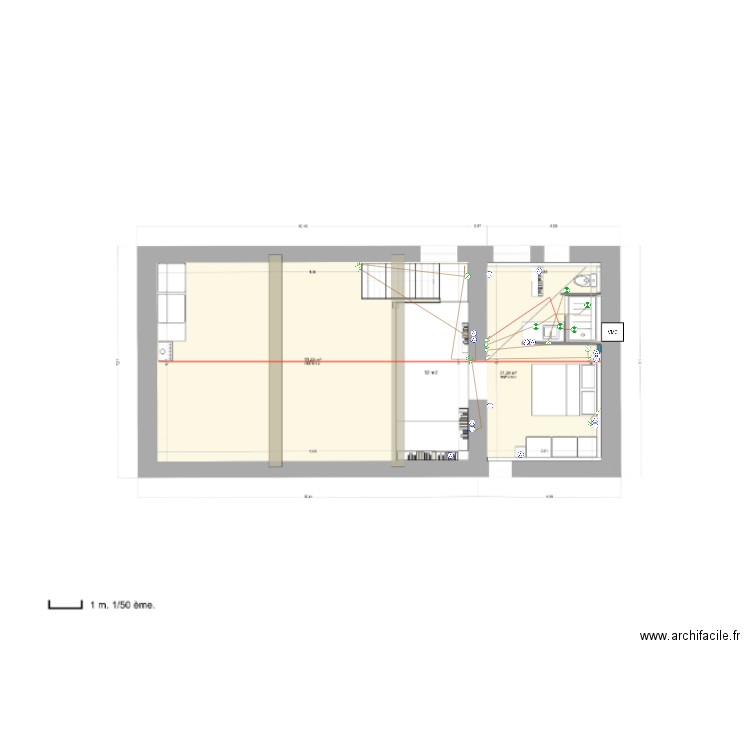 BOISSET R+1. Plan de 0 pièce et 0 m2