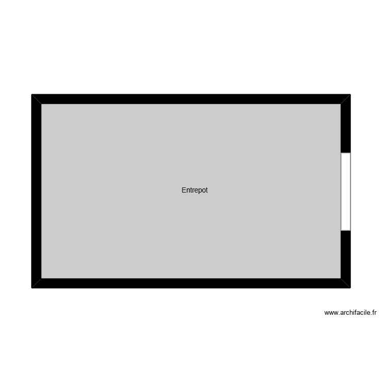 Molle l'ile d'teu. Plan de 1  et 40 m²