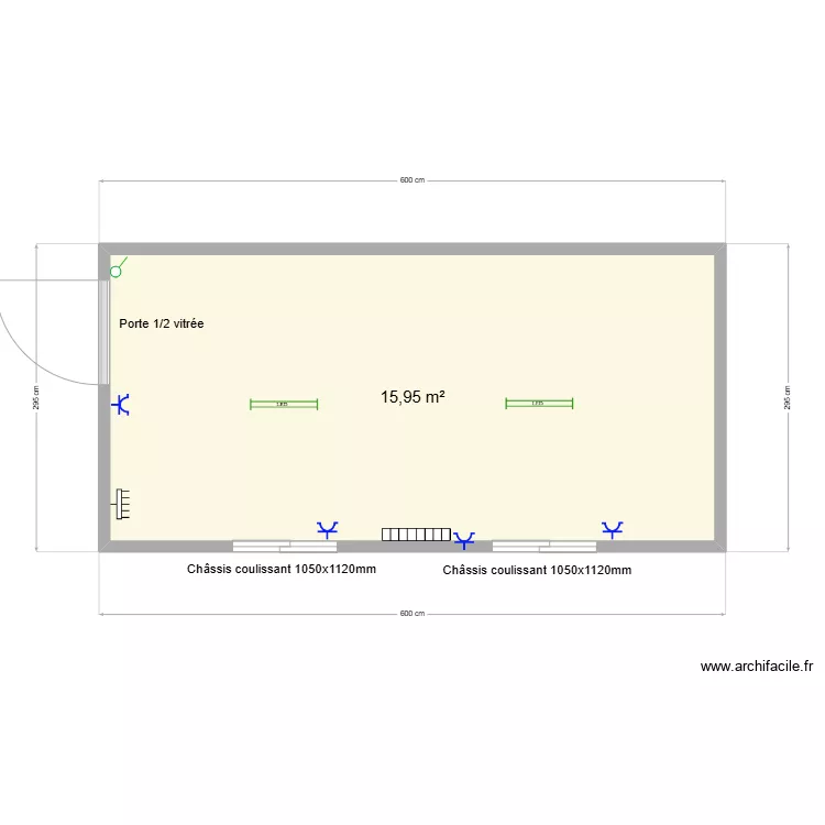 Plan module stock 600x300. Plan de 