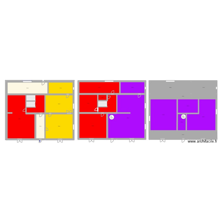 Bourg. Plan de 22 pièces et 866 m2