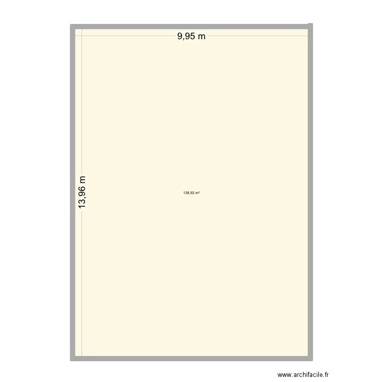 Coursan 1. Plan de 1 pièce et 139 m2