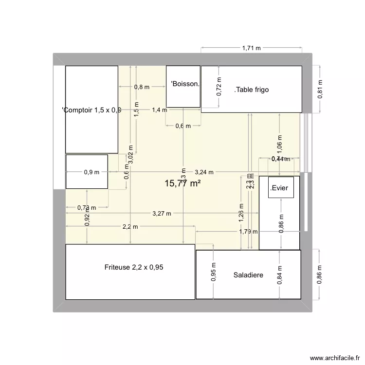 'Robertville 1. Plan de 