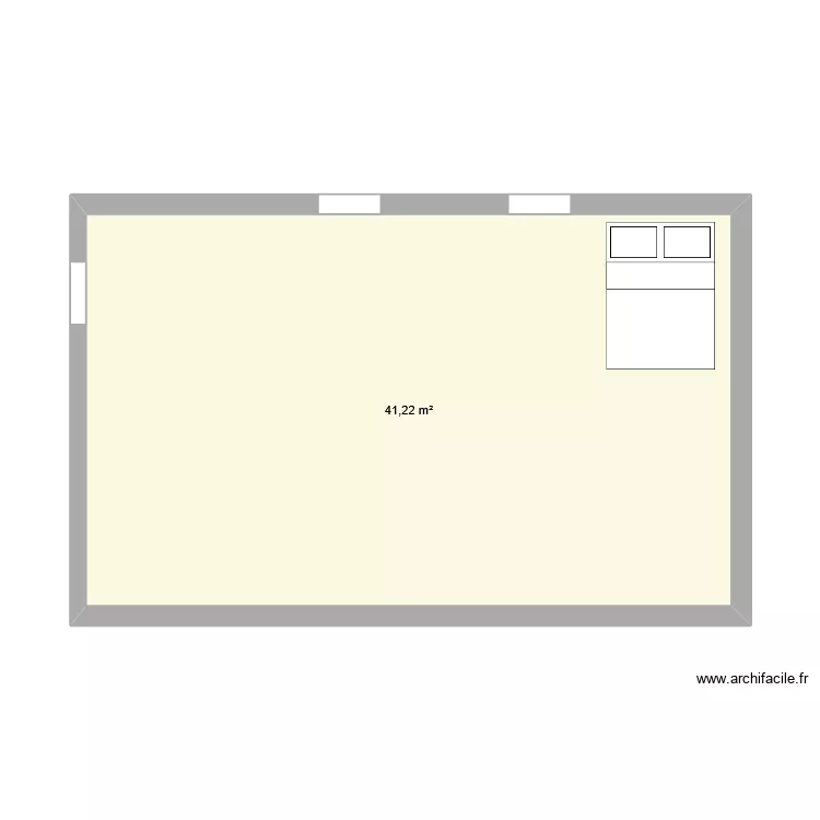 PATRICIA. Plan de 1 et 41 m² PATRICIA. Plan de 1 et 41 m²