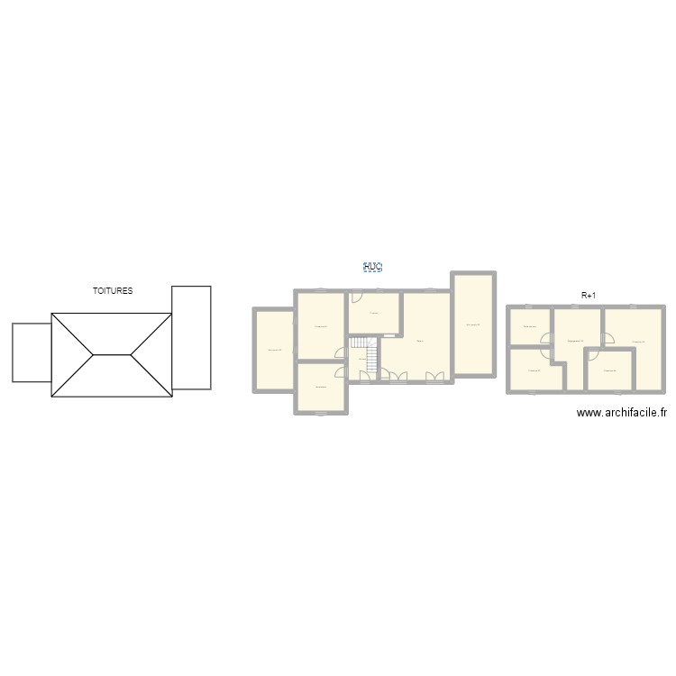 350601824. Plan de 12 pièces et 210 m2