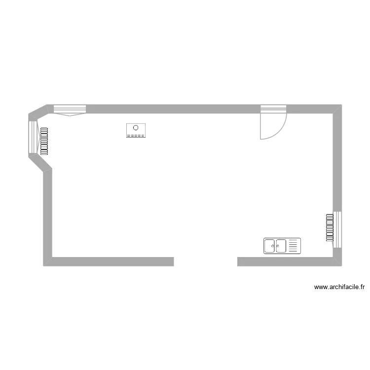 Futur cuissalon. Plan de 