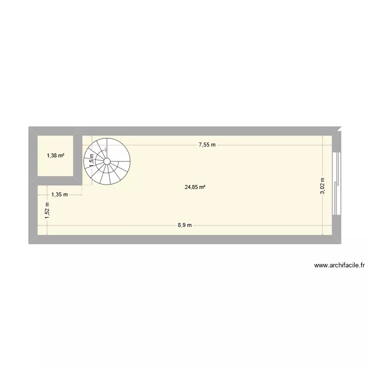MAGASIN ADJAME BINGERVILLE. Plan de 2 et 26 m² MAGASIN ADJAME BINGERVILLE. Plan de 2 et 26 m²