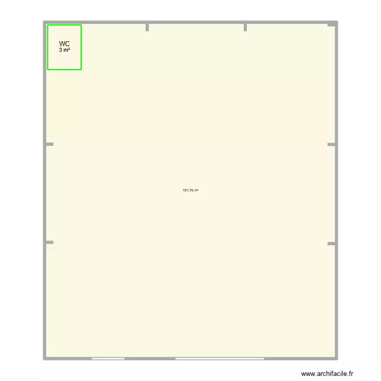 cote atelier. Plan de 2 Pièces et 198 m² cote atelier. Plan de 2 Pièces et 198 m²