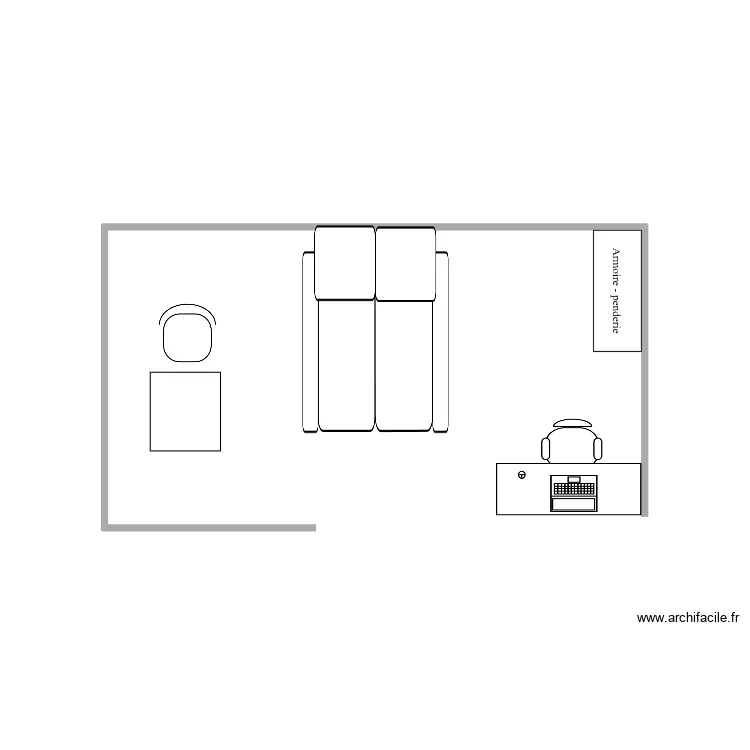 appart Paris futon. Plan de appart Paris futon. Plan de