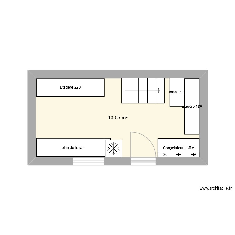 atelier. Plan de 0 pièce et 0 m2