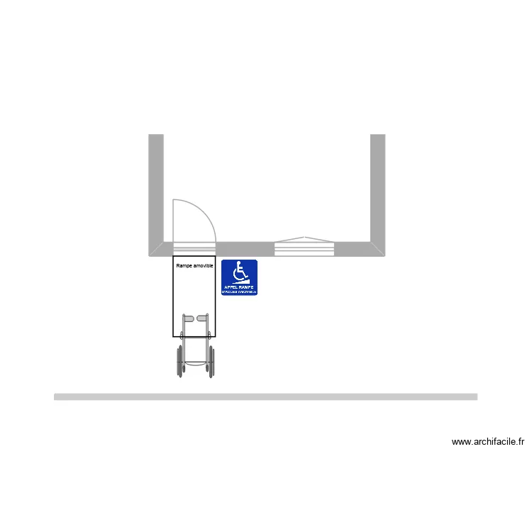 Trottoire accessibilité pmr. Plan de Trottoire accessibilité pmr. Plan de
