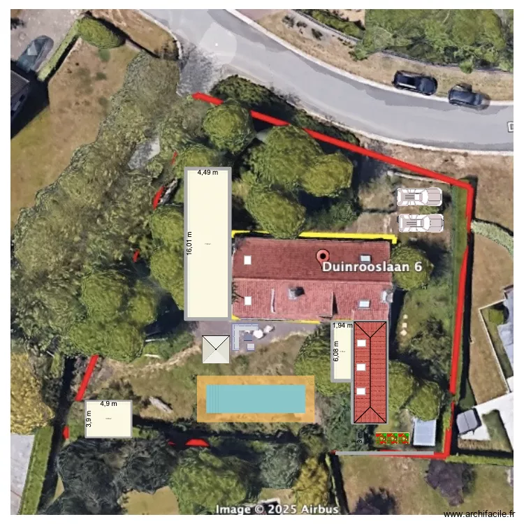 de Panne V3. Plan de 