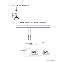 Plan câblage thermostat sol  BUREAU CH  AMIS 