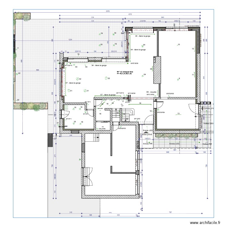 Elec_BP_Light. Plan de 0 pièce et 0 m2