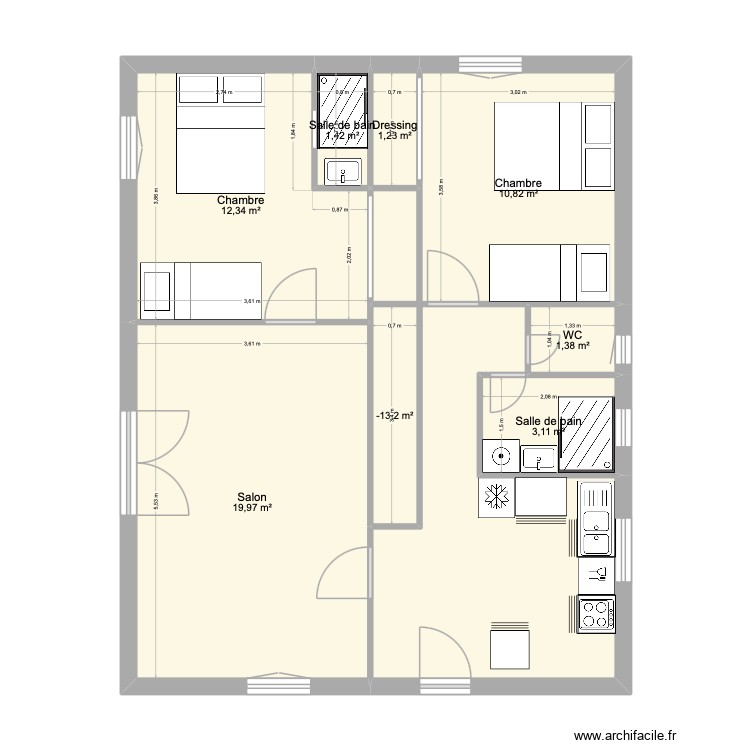 Mimizan maison. Plan de 0 pièce et 0 m2 Mimizan maison. Plan de 0 pièce et 0 m2