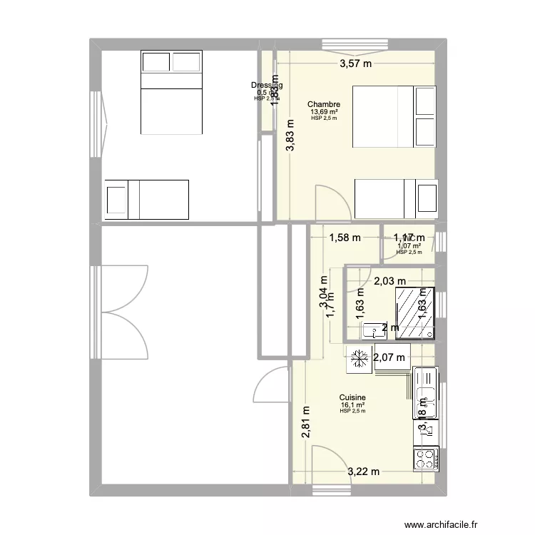 Mimizan maison. Plan de 4 et 31 m² Mimizan maison. Plan de 4 et 31 m²