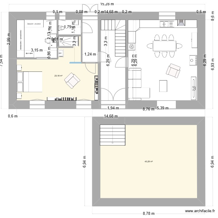 Trimbareilles. Plan de 0 pièce et 0 m2