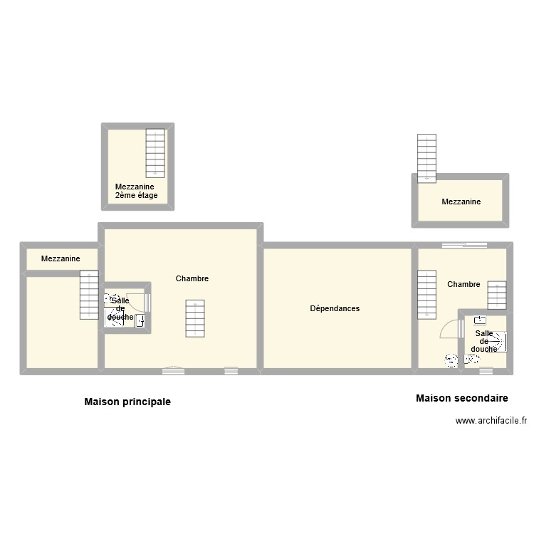 tervoorodre etage. Plan de 9 pièces et 124 m2