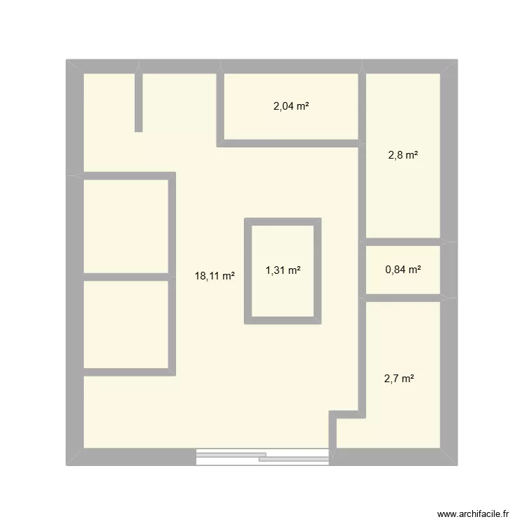 SPI. Plan de 6  et 30 m²