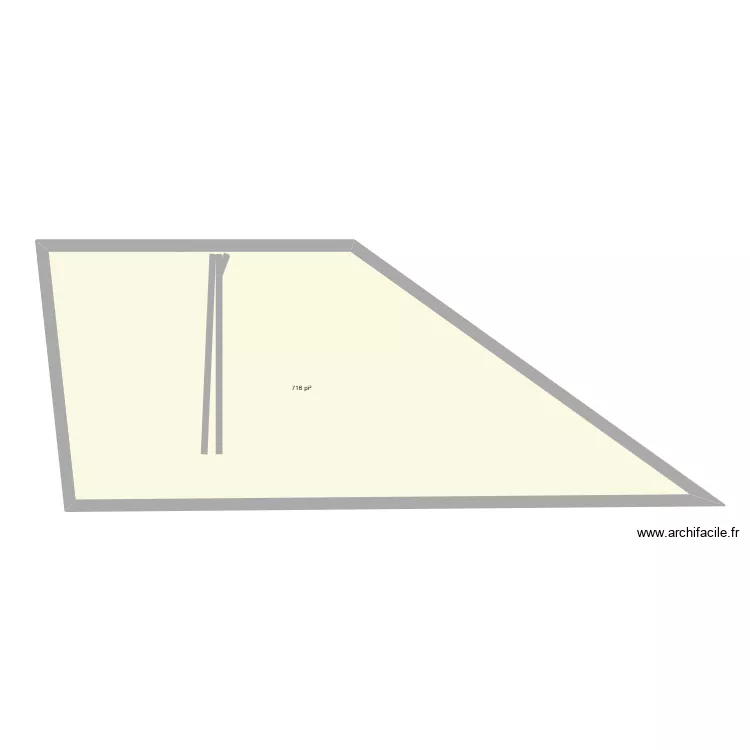 sarah boiss&eacute; sous-sol. Plan de 