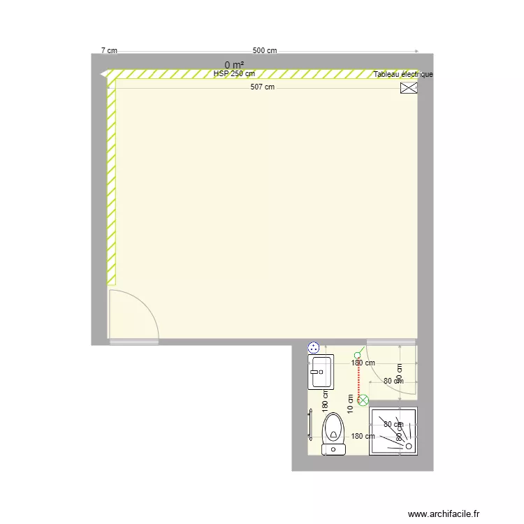 SCI FUMEY - APPART 1 - BLOIS sans electricit&eacute;. Plan de 