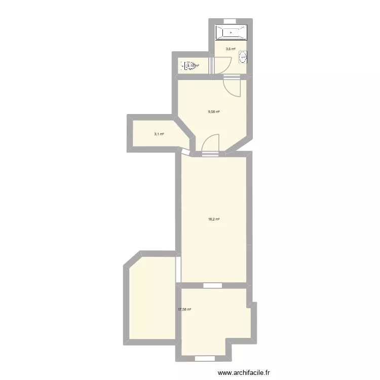 APP. Plan de 6 et 53 m² APP. Plan de 6 et 53 m²