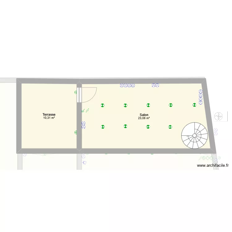 1er ETAGE. Plan de 1er ETAGE. Plan de