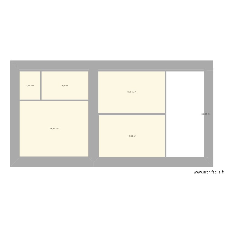 Essai 1. Plan de 0 pièce et 0 m2