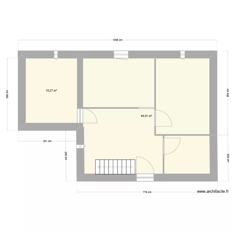 Orfeuille Etage. Plan de 