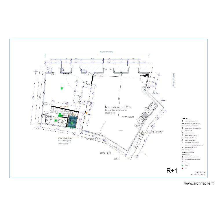 MITSOPOULOS AGDE CUISINE. Plan de MITSOPOULOS AGDE CUISINE. Plan de