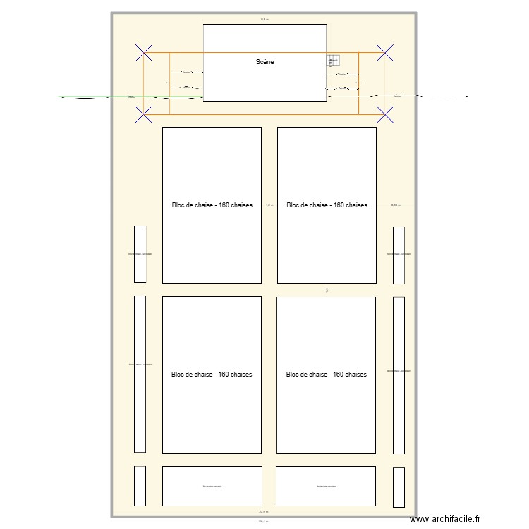 Les Thibautins. Plan de 1 pièce et 948 m2