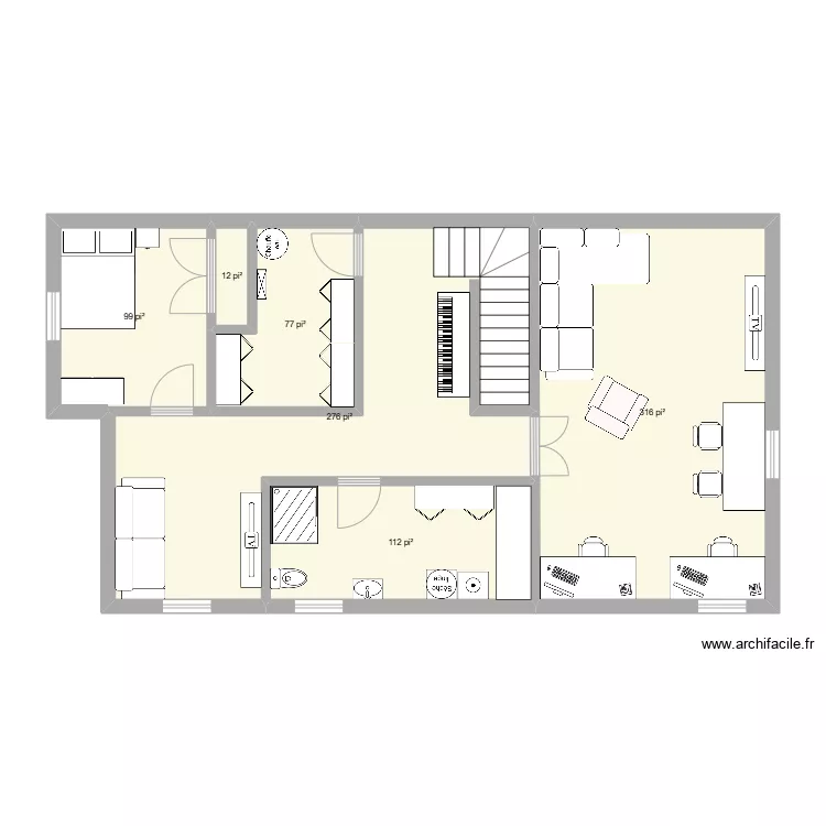 Plan maison. Plan de 