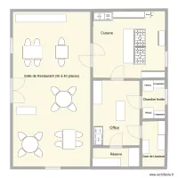 Salle du restaurant (Projet)