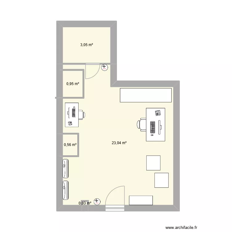 autocom. Plan de 5 et 28 m² autocom. Plan de 5 et 28 m²