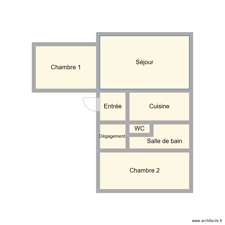 2305 BELLEC. Plan de 8 pièces et 13 m2