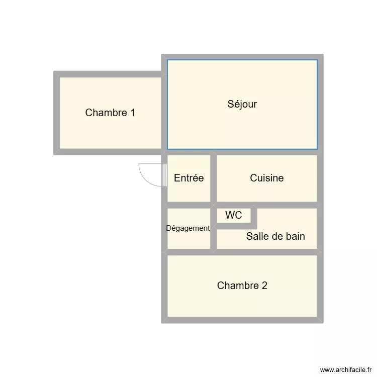 2305 BELLEC. Plan de 