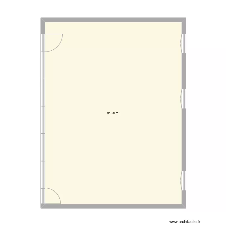 cours TD 2. Plan de 1  et 64 m²