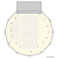 Grande salle avec pav&eacute; de chaises X 550