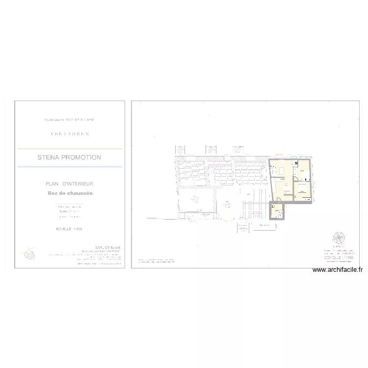 MAS Ventabren. Plan de 4  et 52 m²