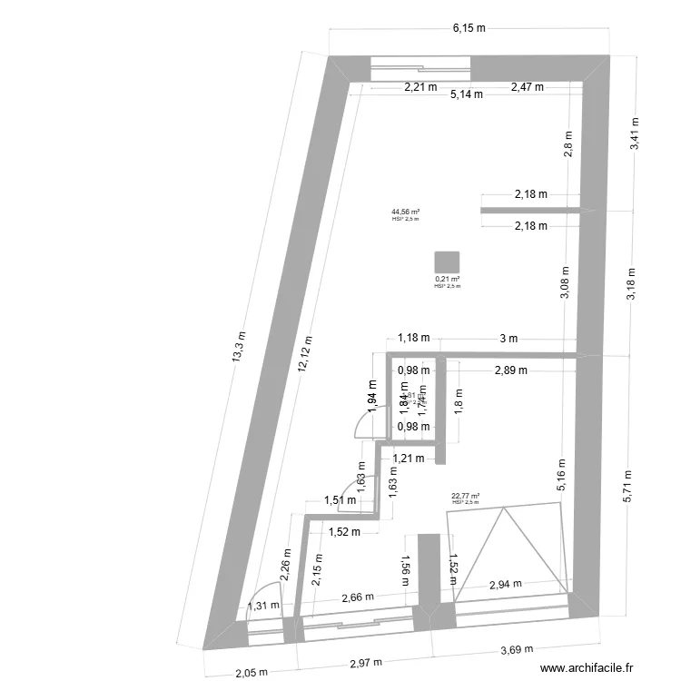 News RDC 26.07. Plan de 9  et 139 m²
