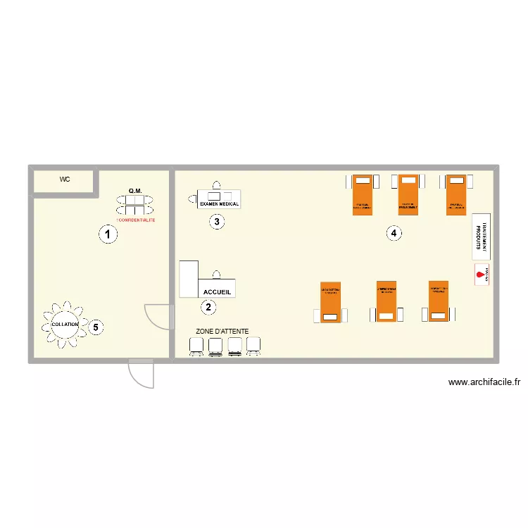 CGSP. Plan de 3 et 87 m² CGSP. Plan de 3 et 87 m²