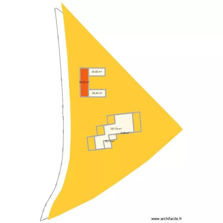 MAISON FREDO. Plan de 6 pièces et 248 m²