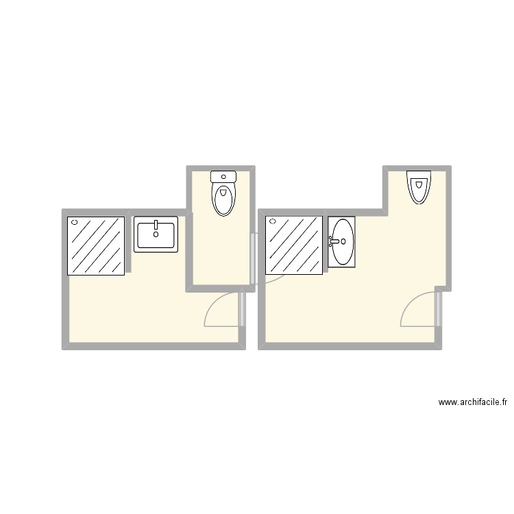 M.GUI. Plan de 3 pièces et 11 m2