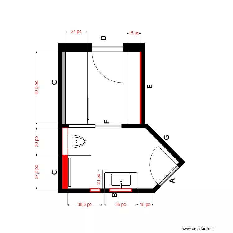 guilbault. Plan de 2 et 9 m² guilbault. Plan de 2 et 9 m²