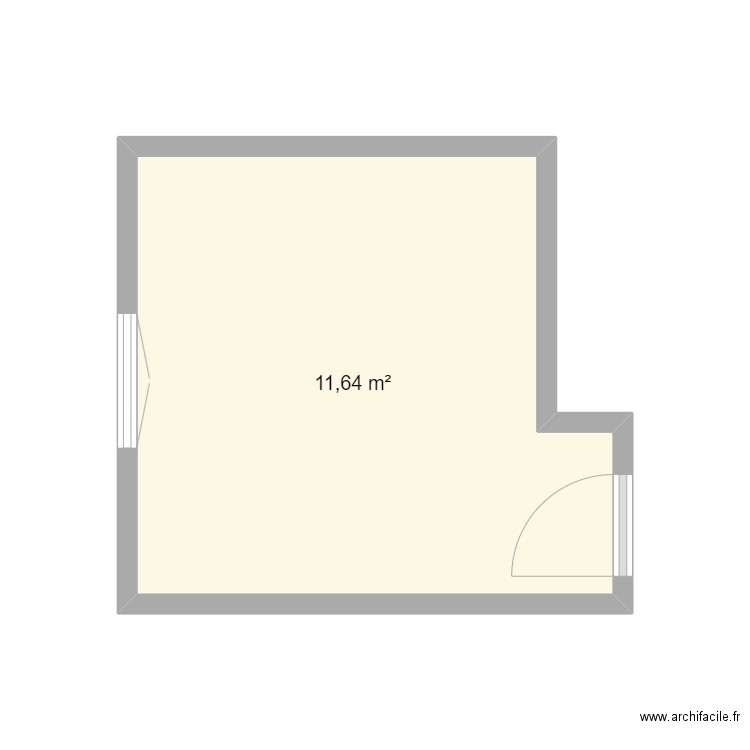 chambre. Plan de 0 pièce et 0 m2